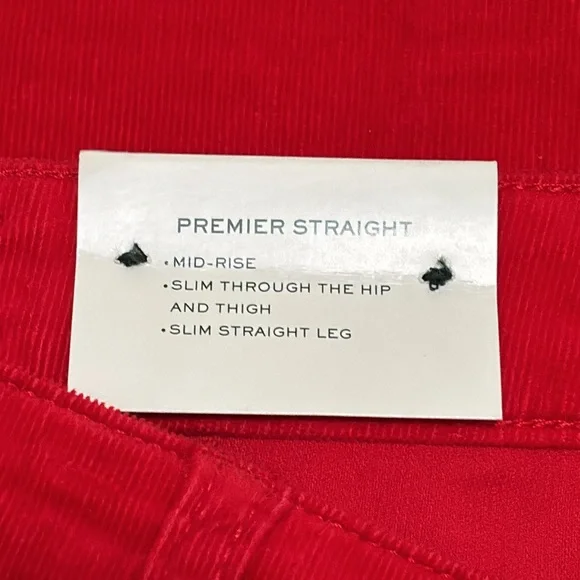 NWT LAUREN Ralph Lauren Premier Straight Corduroy Pants - Picture 3 of 7